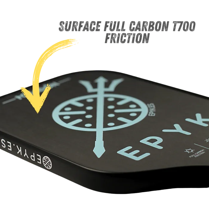 Pala de pickleball EPYK Poseidon vista surface nivel intermedio avanzado