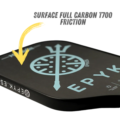 Pala de pickleball EPYK Poseidon vista surface nivel intermedio avanzado