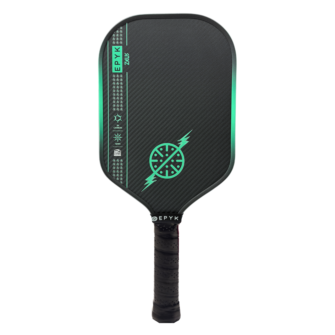 Pala de pickleball profesional EPYK ZEUS certificación USAPA