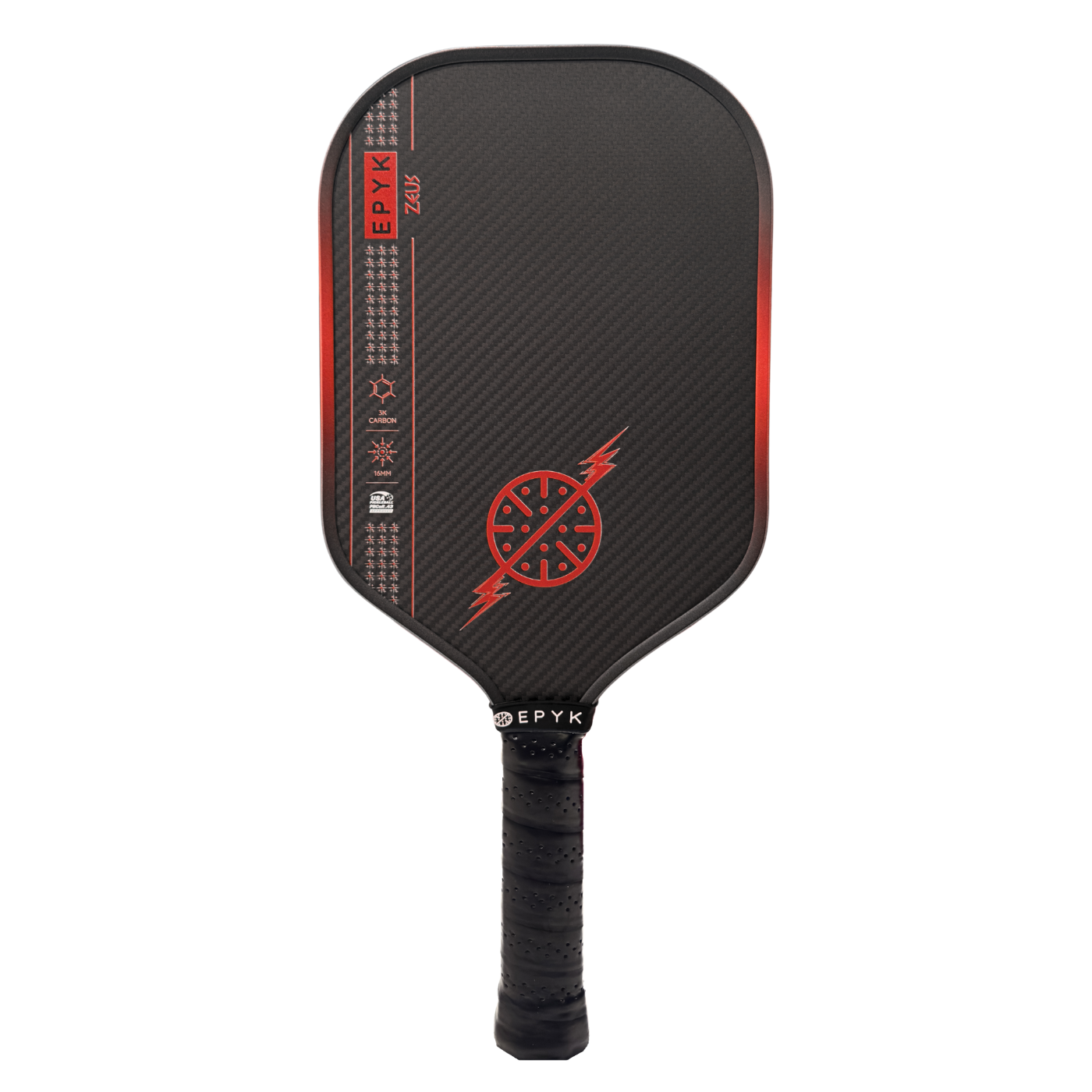 Pala de pickleball profesional EPYK ZEUS certificación USAPA